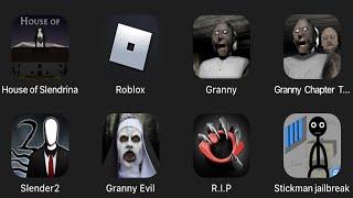 House of Slendrina,Roblox,Granny,Granny Chapter Two,Slender 2,Granny Evil,R.i.P,Stickman Jailbreak