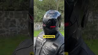 This Guy Wears an Iron Man Helmet Instead of a Motorcycle Helmet! 