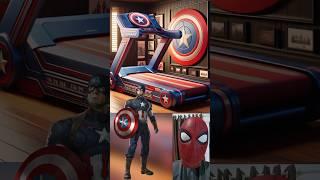 Superheroes but Treadmill  Marvel & DC-All Characters #marvel #avengers#shorts