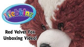 Webkinz Red Velvet Fox Unboxing - NEW pet October 2015!