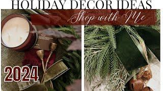 NEW HOLIDAY DECOR IDEAS | SHOP WITH ME | DESIGNER LOOK FOR LESS