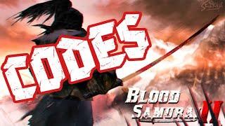 [ROBLOX] BLOOD SAMURAI 2 [NODACHI] CODES ️️️| HOW TO REDEEM?