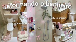 REFORMANDO MEU BANHEIRO | decoração girly e pinterest ️