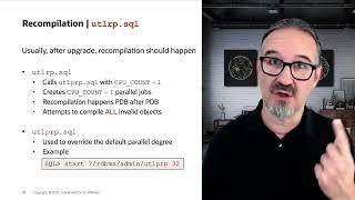 Recompiling objects after Oracle Database upgrade (utlrp)
