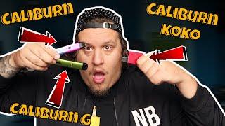 Uwell Caliburn G vs Uwell Caliburn vs Uwell Caliburn Koko Review