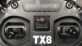 RadioMaster TX8 Multiprotocol RC Transmiter VECTOR HALL GIMBALS Radio Protocol Review Hobby Porter