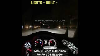 MXS 3225 D-Series LED Lamps Bulbs For Volkswagen Polo GT by ‎@mxsmotosportvideo Stock Replacement LED