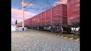 Клип про Российские поезда в Trainz