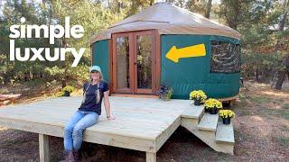 This off-grid YURT might surprise you | FULL TOUR