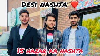 Desi Nashta in Birmingham ️JHEELA IN UK  |Alesheikh|Vlog#160|