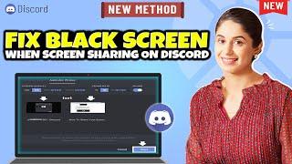 How to fix Black Screen When Screen Sharing on Discord [ Netflix, YouTube, Hulu, etc ] 2025