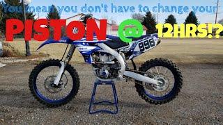 2019 YZ450F valve spec check and new piston!