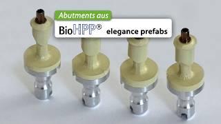 Fräsen von BioHPP® elegance prefabs