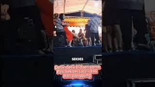BIDUAN JATUH DI ATAS PANGGUNG #trending #biduan #shorts
