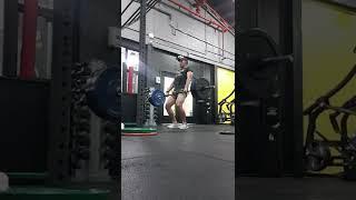 100kg × 3 high hang pwr clean