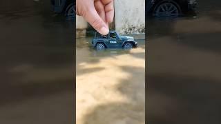 Mahindra Thar | Porsche Cayenne | Scale model cars | 4×4 drive power test | Mud water off-roading