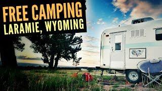 Free Camping in Laramie, Wyoming  Great Boondocking Site for Full Time RV Living and Van Life