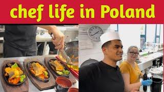 Restaurant chef life in Poland ! #poland #india #indianinpoland #cheflife @Amitnegi_india_poland