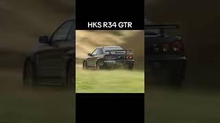 HKS NISSAN SKYLINE R34 GTR RB28 #r34 #r34gtr #driftking