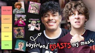 MY BOYFRIEND ROASTS MY MUSIC ON A TIER LIST | NOAHFINNCE ​⁠ft @notcorry