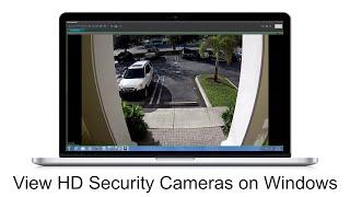 Windows CCTV DVR Software 1080p HD Security Camera View