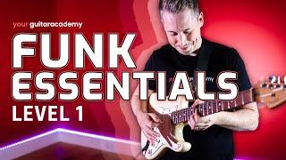 Essential Funk Guitar Lessons [Lesson 1 of 20]