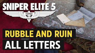 Sniper Elite 5 - Mission 8: All Personal Letter Locations (Letters)