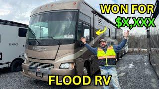 Steal Deal? Mike Wins a Flooded 2008 Winnebago RV With Many Surprises