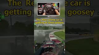 Drifting formula 1 car on the last corner #formula1 #drifting