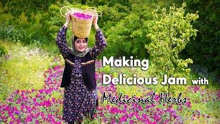 Making Delicious Jam with Medicinal Herbs | Echium Amoenum Flowers Jam