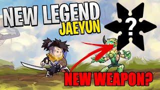 NEW BRAWLHALLA LEGEND JAEYUN + NEW WEAPON?!?