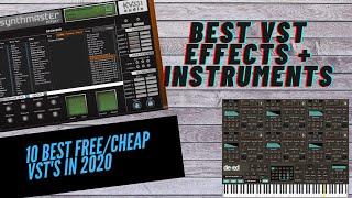 10 BEST VST'S OF 2020 (Free AND Paid) | Best VST Effects and Instruments for Under $250 TOTAL!