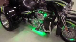 LIghting up a Harley Trike