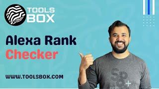 How to Check Alexa Rank | WWW.TOOLSBOX.COM