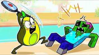 VEGGIES Save Minecraft!  ZOMBIE APOCALYPSE Prevented! ‍️