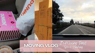 Moving VLOG | It's MOVING DAY! PCS Tips, Packing for a family roadtrip, cross country roadtrip