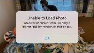 How Do You Fix Unable To Load Photo On An iPhone