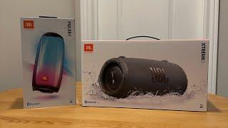 JBL Pulse 4 & Xtreme 3 unboxing + bass test (Partyboost)