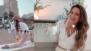 Things I wish I knew when I started teaching Yoga | Yoga teacher tips, yoga business and mistakes