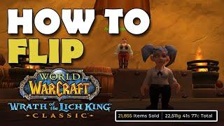 How To Flip in WOTLK Classic (Best Gold Making Method in World of Warcraft)