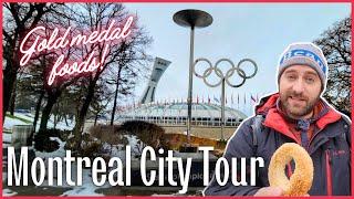 We found Montreal's BEST food | Bagels, Smoked Meat, Poutine! | Notre Dame, Underground, Olympics
