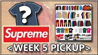 SUPREME FW18 WEEK 5 PICKUP | Which Shirt Did I Get?