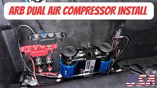 Installing an ARB Dual Air Compressor in My Ford F250: Here's How I Did It!