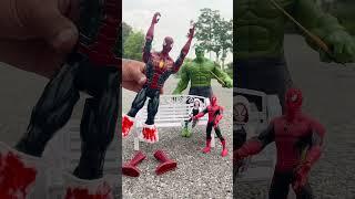 Hulk Tests Spider Man's Legs | Marvel Toys  #spiderman #marvel
