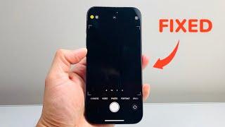 How To Fix iPhone Camera Stuck on Black Screen