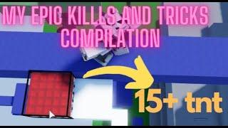 My epic Bedwars kills and tricks compilation #1
