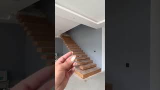 Этапы изготовления консольной лестницы  #расчетлестницы #лестницавдом