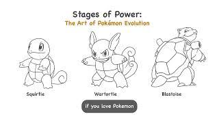 From Tiny Turtle to Mighty Wave: The Evolution of Squirtle| Pokémon Transformation