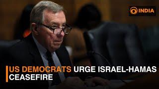 US Democrats urge Israel-Hamas ceasefire after dead hostages recovered | DD India