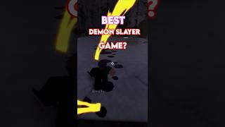 This is the BEST demon slayer game on Roblox | #roblox #demonslayer #anime #shorts